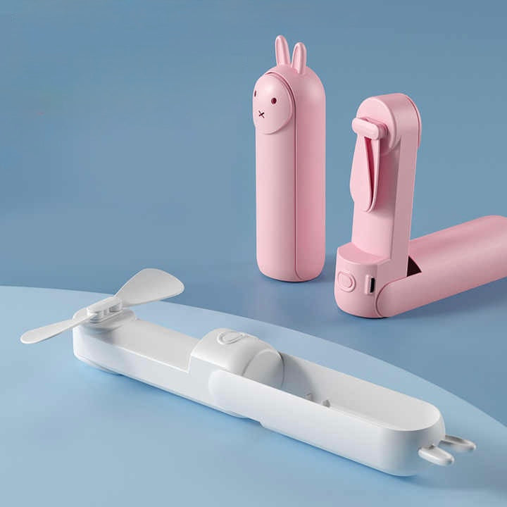 9-🐰 Tavşan Kulaklı Mini Fan 🐰