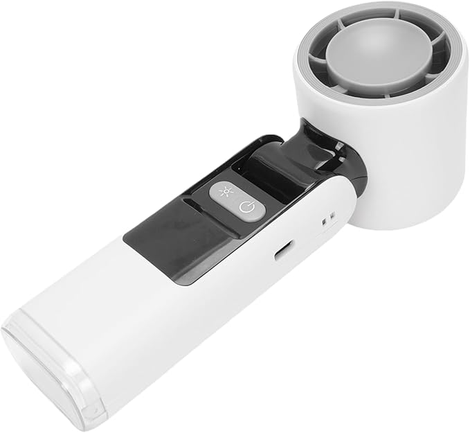 6-🌬️🔦 Taşınabilir Katlanabilir Mini Fan | LED Fener + Dijital Ekranlı Ultra Güçlü Soğutucu!