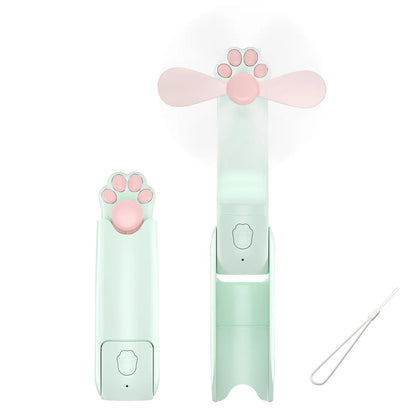 7-🐾 3'ü 1 Arada Patili Mini Fan 🐾