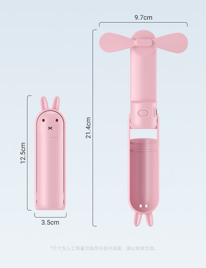 9-🐰 Tavşan Kulaklı Mini Fan 🐰